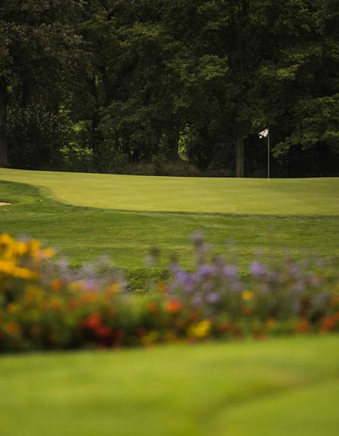 12th hole green at North Hills Country Club