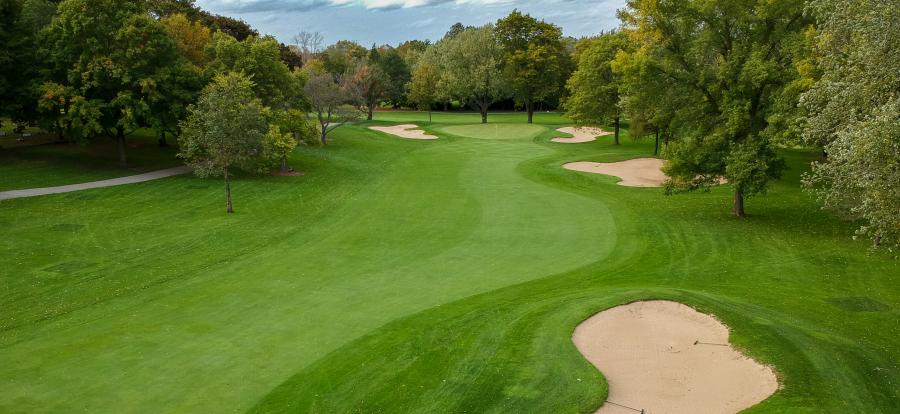 Hole 1 at North Hills