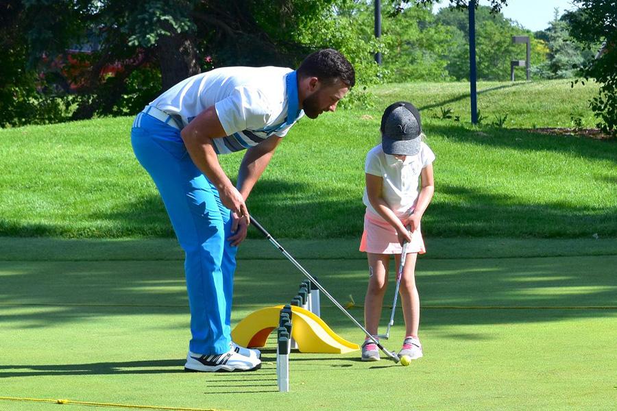 Jr Golf putting lesson