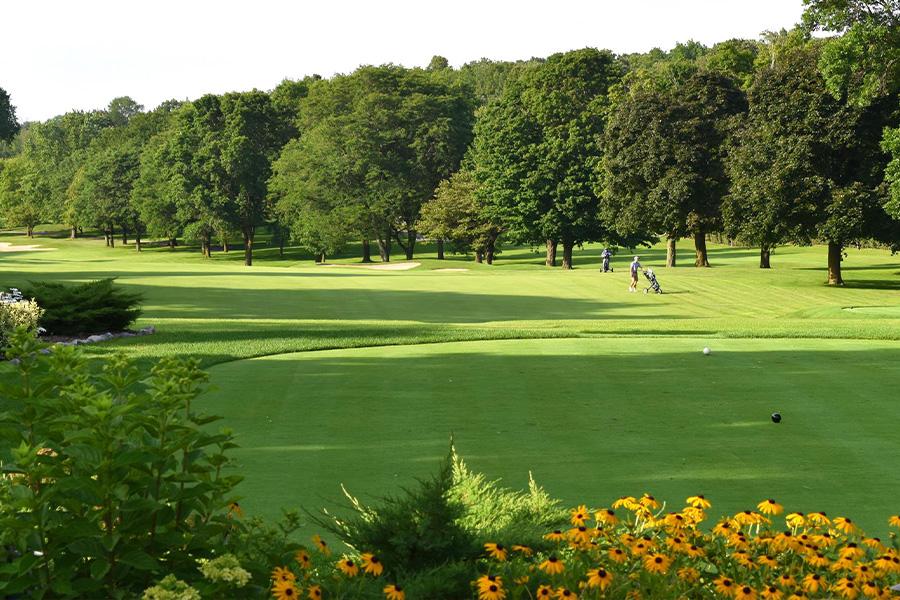 Hole 10 fairway at North Hills Country Club