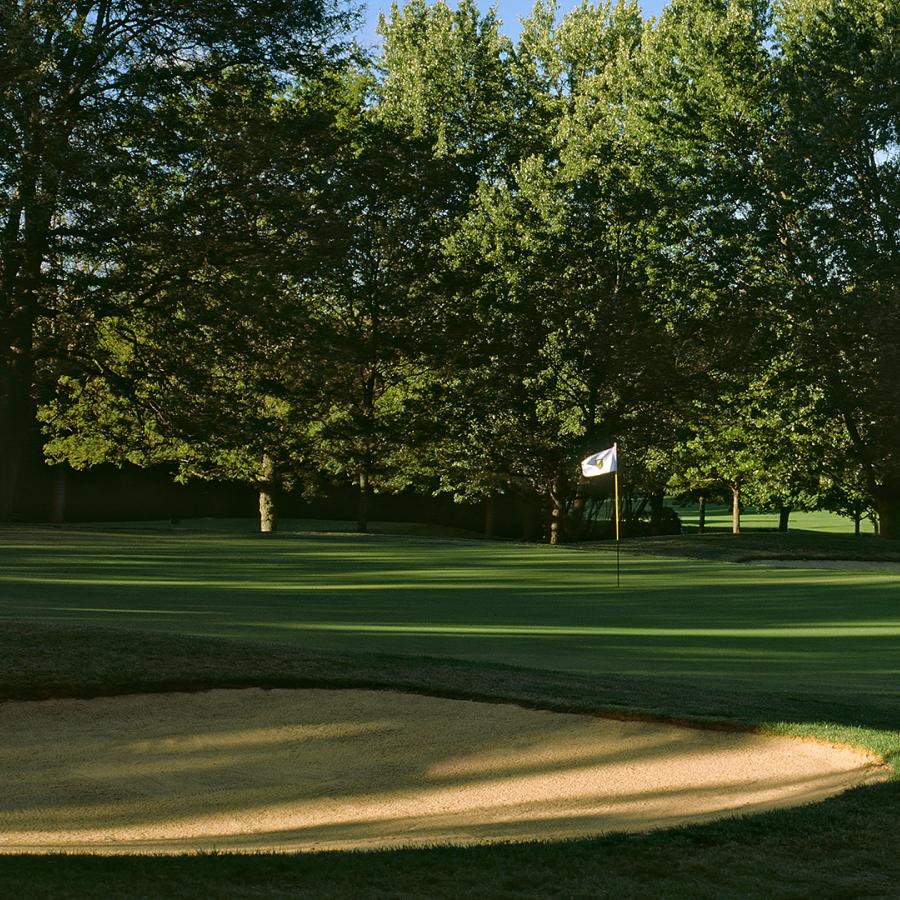 Hole 1 at North Hills Country Club